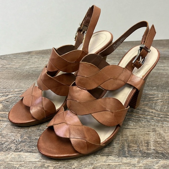 Nickels JANNA Slingback Heeled Sandals Size 7 - Picture 1 of 13